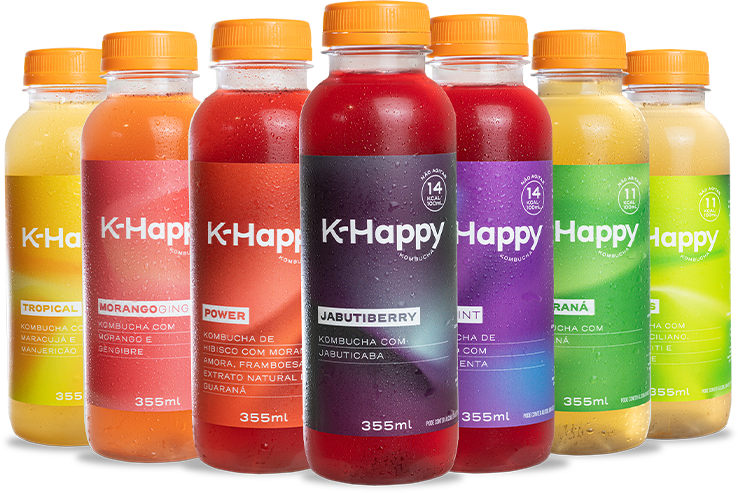 K-Happy Kombucha - Sabores
