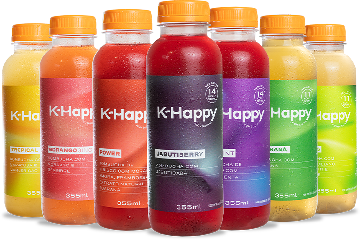 K-Happy Kombucha - Sabores